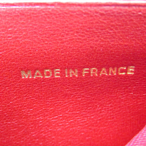 Chanel Bicolor Women's Leather Bill Wallet (bi-fold) Red Color - Picture 15 of 16
